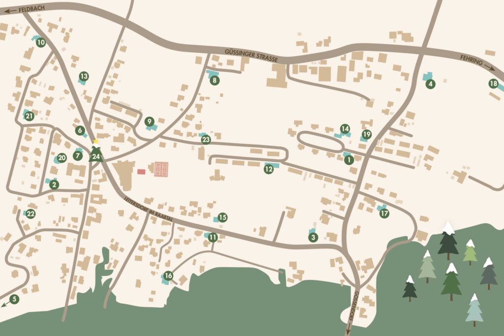 Advent Spaziergang Plan