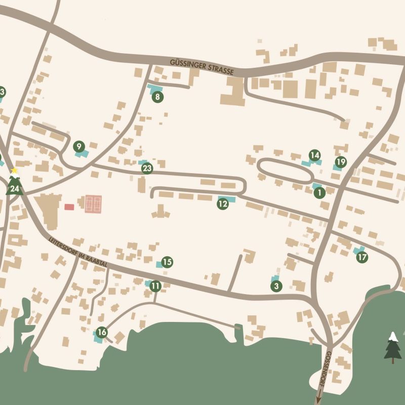 Advent Spaziergang Plan